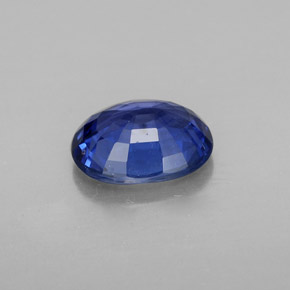 Saphir bleue naturelle coupe ovale, 2,28 ct, VS