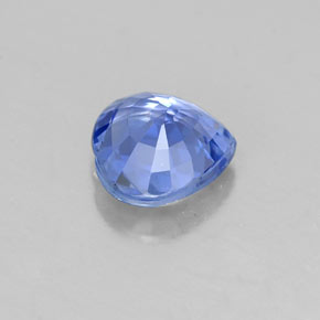 Saphir bleue naturelle forme de coeur, 1,15 ct, VVS