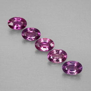Achetez naturel ct pourpre saphir gems, coupe ovale, en provenance tanzanie chez gemselect. en stock, livraison internationale!