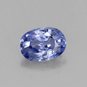 Saphir bleue naturelle coupe ovale, 1,12 ct, VS