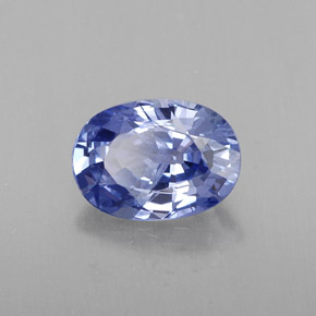 Saphir bleue naturelle coupe ovale, 1,12 ct, VS