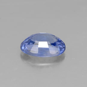 Saphir bleue naturelle coupe ovale, 1,08 ct, VS