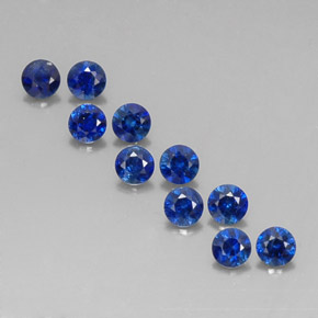 Achetez naturel ct bleue saphir gems, coupe roude, en provenance madagascar chez gemselect. en stock, livraison internationale!