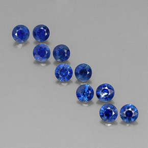 Achetez naturel ct bleue saphir gems, coupe roude, en provenance madagascar chez gemselect. en stock, livraison internationale!