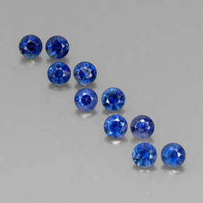 Achetez naturel ct bleue saphir gems, coupe roude, en provenance madagascar chez gemselect. en stock, livraison internationale!