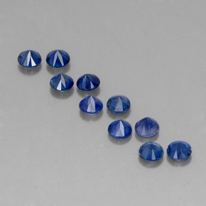 Achetez naturel ct bleue saphir gems, coupe roude, en provenance madagascar chez gemselect. en stock, livraison internationale!