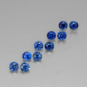Achetez naturel ct bleue saphir gems, coupe roude, en provenance madagascar chez gemselect. en stock, livraison internationale!