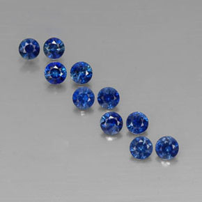 Achetez naturel ct bleue saphir gems, coupe roude, en provenance madagascar chez gemselect. en stock, livraison internationale!