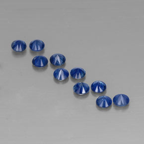 Achetez naturel ct bleue saphir gems, coupe roude, en provenance madagascar chez gemselect. en stock, livraison internationale!