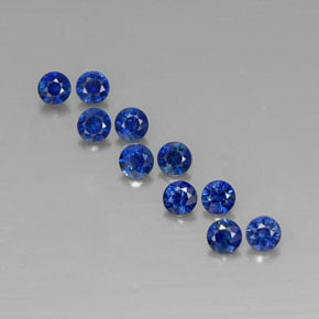Achetez naturel ct bleue saphir gems, coupe roude, en provenance madagascar chez gemselect. en stock, livraison internationale!