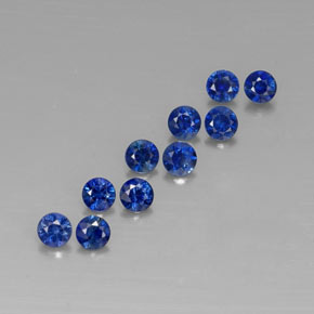 Achetez naturel ct bleue saphir gems, coupe roude, en provenance madagascar chez gemselect. en stock, livraison internationale!