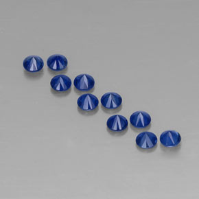 Achetez naturel ct bleue saphir gems, coupe roude, en provenance madagascar chez gemselect. en stock, livraison internationale!