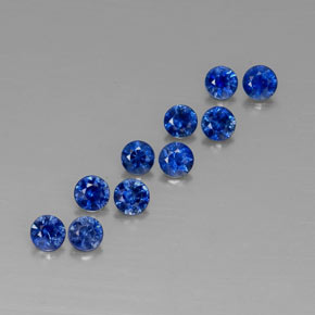 Achetez naturel ct bleue saphir gems, coupe roude, en provenance madagascar chez gemselect. en stock, livraison internationale!