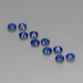 Achetez naturel ct bleue saphir gems, coupe roude, en provenance madagascar chez gemselect. en stock, livraison internationale!