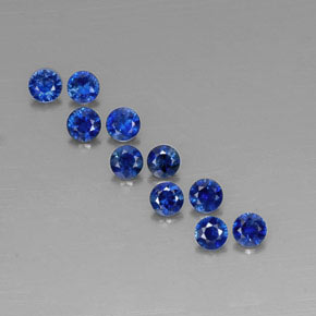 Achetez naturel ct bleue saphir gems, coupe roude, en provenance madagascar chez gemselect. en stock, livraison internationale!