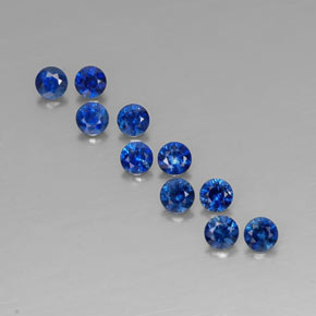 Achetez naturel ct bleue saphir gems, coupe roude, en provenance madagascar chez gemselect. en stock, livraison internationale!