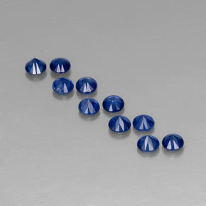 Achetez naturel ct bleue saphir gems, coupe roude, en provenance madagascar chez gemselect. en stock, livraison internationale!
