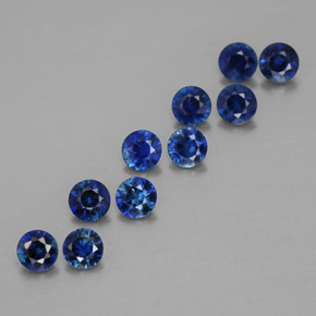 Achetez naturel ct bleue saphir gems, coupe roude, en provenance madagascar chez gemselect. en stock, livraison internationale!
