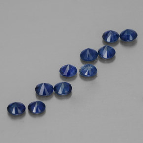 Achetez naturel ct bleue saphir gems, coupe roude, en provenance madagascar chez gemselect. en stock, livraison internationale!