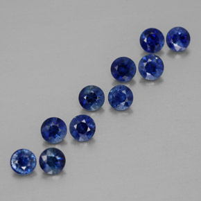 Achetez naturel ct bleue saphir gems, coupe roude, en provenance madagascar chez gemselect. en stock, livraison internationale!