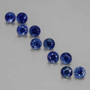 Achetez naturel ct bleue saphir gems, coupe roude, en provenance madagascar chez gemselect. en stock, livraison internationale!