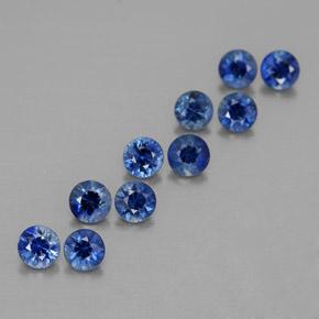 Achetez naturel ct bleue saphir gems, coupe roude, en provenance madagascar chez gemselect. en stock, livraison internationale!