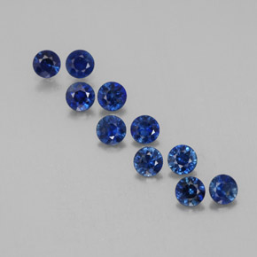 Achetez naturel ct bleue saphir gems, coupe roude, en provenance madagascar chez gemselect. en stock, livraison internationale!