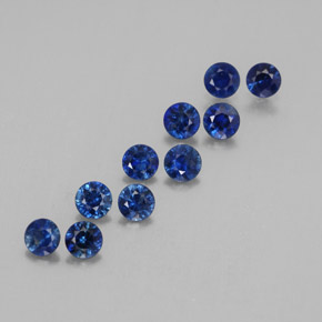 Achetez naturel ct bleue saphir gems, coupe roude, en provenance madagascar chez gemselect. en stock, livraison internationale!