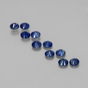 Achetez naturel ct bleue saphir gems, coupe roude, en provenance madagascar chez gemselect. en stock, livraison internationale!