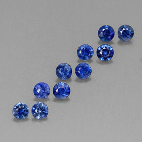 Achetez naturel ct bleue saphir gems, coupe roude, en provenance madagascar chez gemselect. en stock, livraison internationale!
