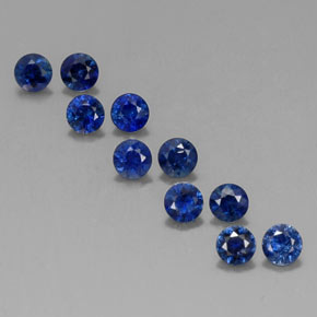Achetez naturel ct bleue saphir gems, coupe roude, en provenance madagascar chez gemselect. en stock, livraison internationale!