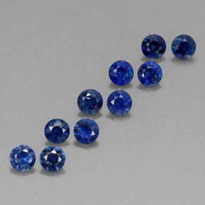 Achetez naturel ct bleue saphir gems, coupe roude, en provenance madagascar chez gemselect. en stock, livraison internationale!