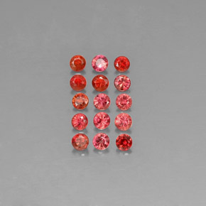 Achetez naturel ct orange saphir gems, coupe roude, en provenance tanzanie (songea) chez gemselect. en stock, livraison internationale!