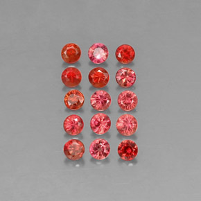 Achetez naturel ct orange saphir gems, coupe roude, en provenance tanzanie (songea) chez gemselect. en stock, livraison internationale!