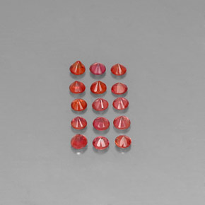 Achetez naturel ct orange saphir gems, coupe roude, en provenance tanzanie (songea) chez gemselect. en stock, livraison internationale!