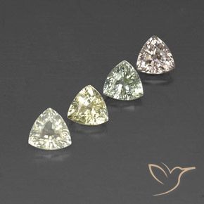 Achetez naturel 2,67ct multicolore saphir gems, trillion, en provenance tanzanie chez gemselect. en stock, livraison internationale!