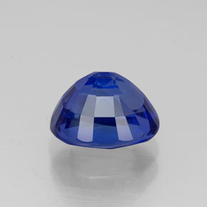 Saphir bleue naturelle coupe ovale, 2,41 ct, VS