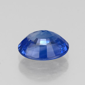 Saphir bleue naturelle coupe ovale, 1,46 ct, VS