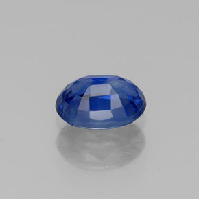 Saphir bleue naturelle coupe ovale, 0,67 ct, VS-SI