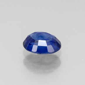 Saphir bleue naturelle coupe ovale, 0,70 ct, VS