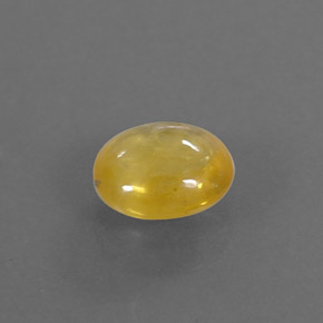 Saphir jaune naturelle transparent, 1,09 ct, transparent / translucide
