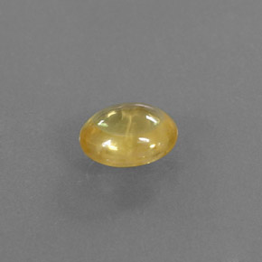 Saphir jaune naturelle transparent, 0,87 ct, transparent / translucide