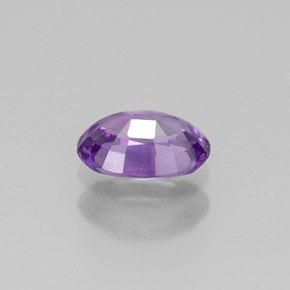 Saphir violet naturelle coupe ovale, 0,54 ct, VVS-VS