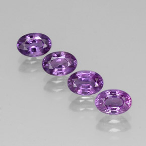 Achetez naturel ct violet saphir gems, coupe ovale, en provenance tanzanie chez gemselect. en stock, livraison internationale!