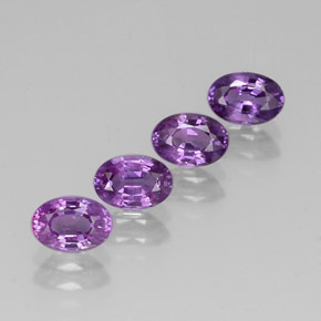 Achetez naturel ct violet saphir gems, coupe ovale, en provenance tanzanie chez gemselect. en stock, livraison internationale!