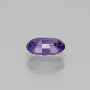 Saphir violet naturelle coupe ovale, 0,59 ct, VS