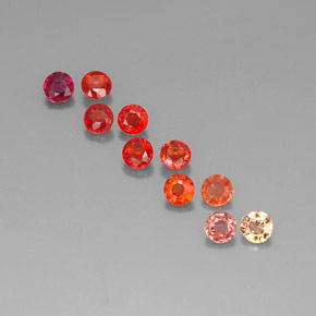 Achetez naturel ct multicolore saphir gems, coupe roude, en provenance tanzanie (songea) chez gemselect. en stock, livraison internationale!