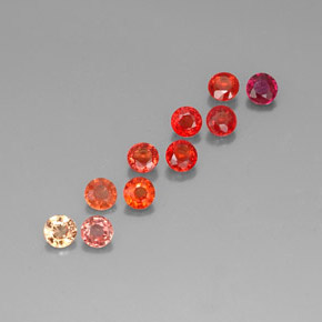 Achetez naturel ct multicolore saphir gems, coupe roude, en provenance tanzanie (songea) chez gemselect. en stock, livraison internationale!