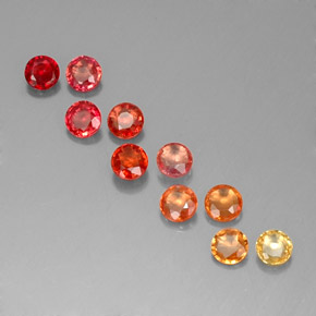 Achetez naturel ct multicolore saphir gems, coupe roude, en provenance tanzanie (songea) chez gemselect. en stock, livraison internationale!