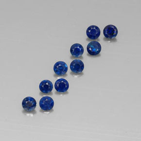 Achetez naturel ct bleue saphir gems, coupe roude, en provenance madagascar chez gemselect. en stock, livraison internationale!